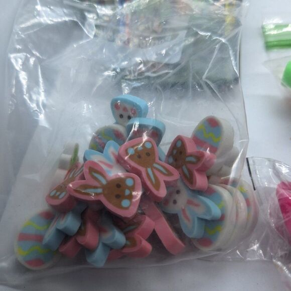 Easter Egg Fillers‎ Basket Stuffers - Crayons Erasers Bracelets - Picture 3 of 5